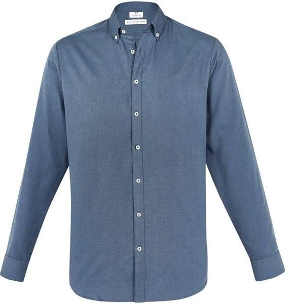 Biz Mens Memphis Shirt (S127ML) S / Grey Smoke