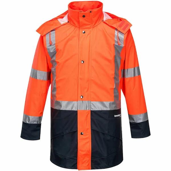 Huski Farmers Hi-Vis Jacket, 2XL / Orange/Navy