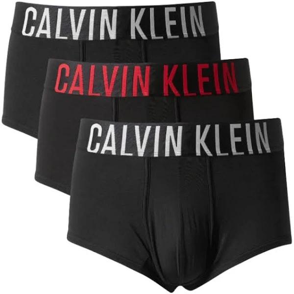 Calvin Klein Mens Intense Power Boxer Brief 3 Pack - Black S