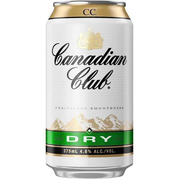 Canadian Club & Dry Can 375ml