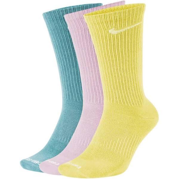 Nike Everyday Plus Lightweight Training Crew Socks (3 Pairs) Unisex Socks - Multi - Size: S - Foot Locker