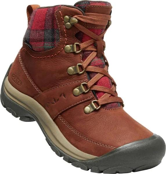 Women's Kaci III Winter Mid Waterproof Tortoise Shell Red Plaid Tortoise Shell Red Plaid / 10