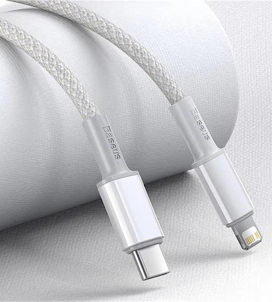 Usb C To Lightning Cable 2m Baseus 20W PD Fast Charging - White