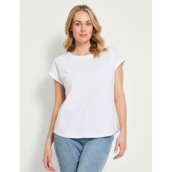 Rivers - Womens Tops - Crew Neck Slub Tee