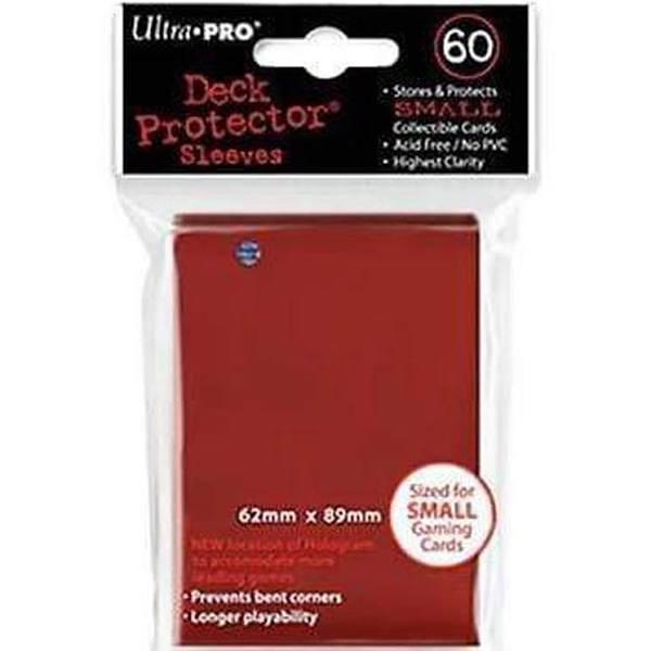 UPR82967 Red Small Card Sleeves 60 Count Ultra Pro