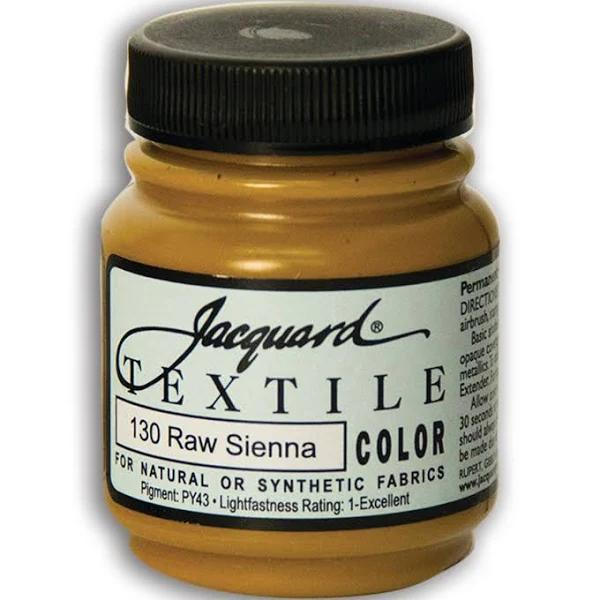 Jacquard Textile Color Fabric Paint 2.25oz Raw Sienna