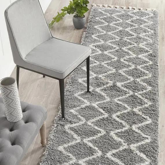 Saffron Johan Floor Runner Silver by Freedom