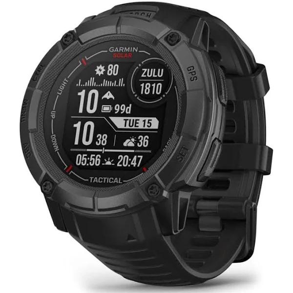 Garmin Instinct 2x Solar Tactical Watch Silver