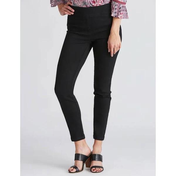 Millers - Womens Jeans - Black Full Length - Denim - Cotton Pants - Fashion - Winter - Comfort - Trousers - Quality Work Clothes - Office Fashion