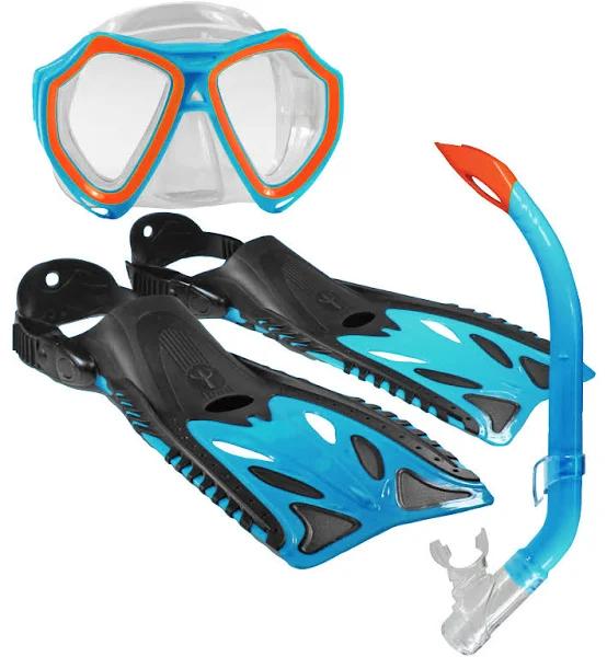 Land and Sea Nipper Child Snorkel Set, Blue