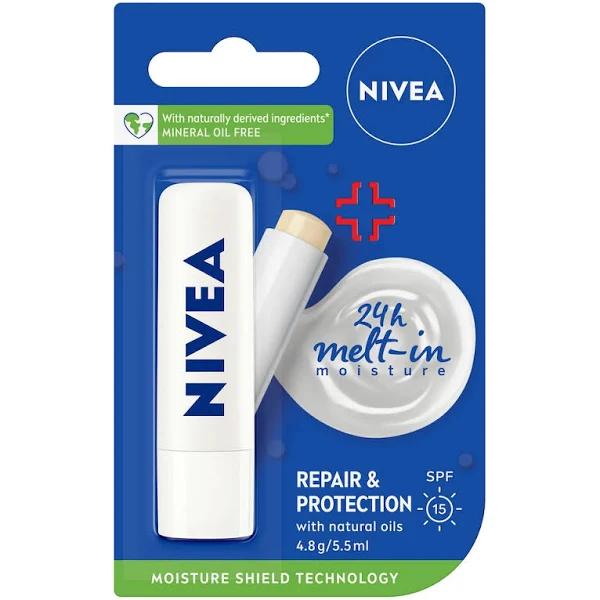 Nivea Repair & Protection Caring Lip Balm SPF15 4.8g