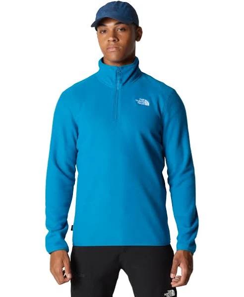 The North Face - 100 Glacier 1/4 Zip Top - Blue - EU L