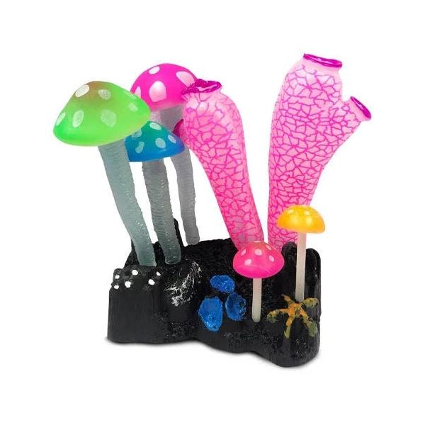 Wham Fluro Bubble Coral with Mushroom Ornament