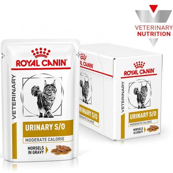 Royal Canin Veterinary Urinary S/O Moderate Wet Cat Food - 12x85g