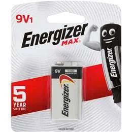 Energizer Max 9V Battery Each