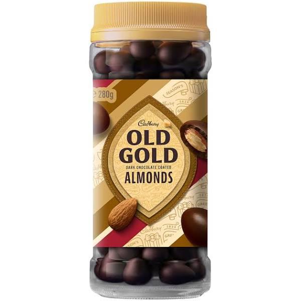 Cadbury Old Gold Dark Chocolate Coated Almonds 280g