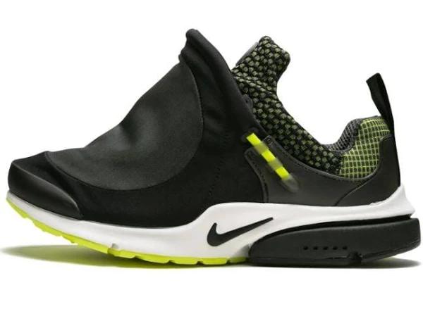 Nike Air Presto Tent / CDG Shoes - Size 10 - Anthracite/Lemon twist-black