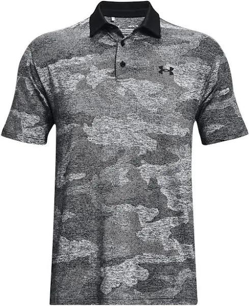 Under Armour Playoff 2.0 Jacquard Polo - Black/White