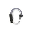 Gear Aid Heroclip Carabiner Clip and Hook (Medium) for Camping, Backpack, and Garage Black & Brown Medium