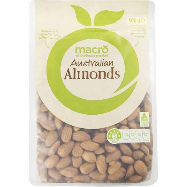 Macro Australian almond Kernels 500g