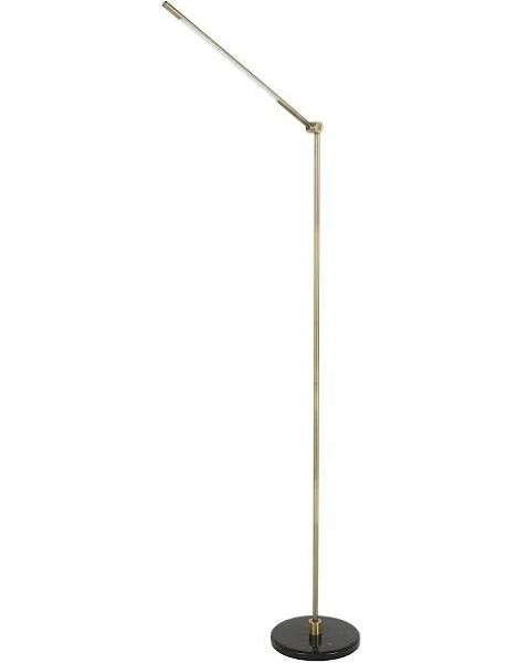 LEDlux Henri LED Dimmable Floor Lamp in Brass/Marble