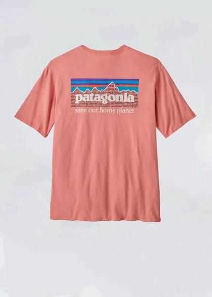 Patagonia P-6 Mission Organic T-Shirt - Sunfade Pink - M - Men