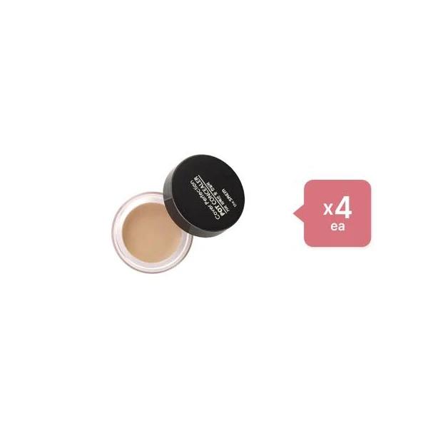 The Saem - Cover Perfection Pot Concealer - #1 Clear Beige (4ea) Set