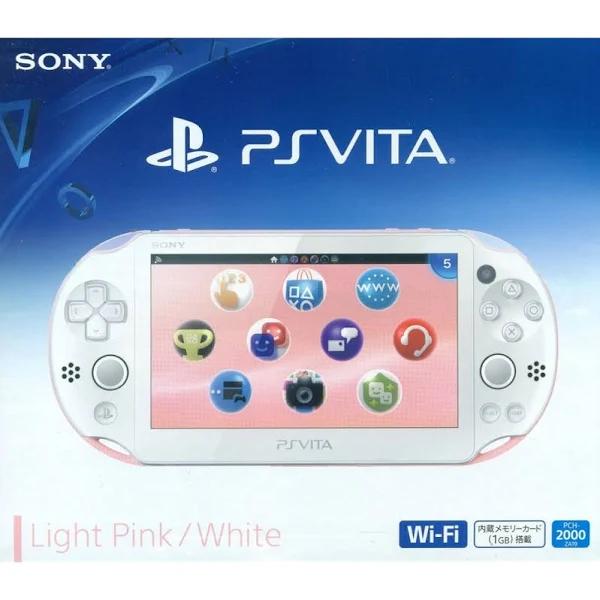 PS Vita PCH-2000 ZA19 Light Pink /white Console Wi-Fi Model Japan Sony New