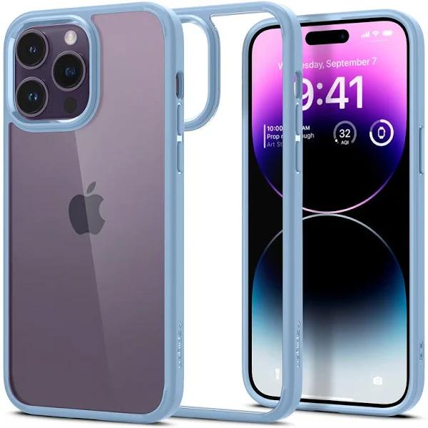 SPIGEN Ultra Hybrid Case For iPhone 14 Pro [Colour:Sierra Blue]