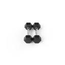 3kg Reeplex Rubber Hex Dumbbell Pair