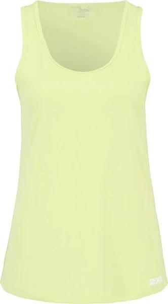 2XU Aero Singlet Sleeveless T-Shirt Yellow S Woman