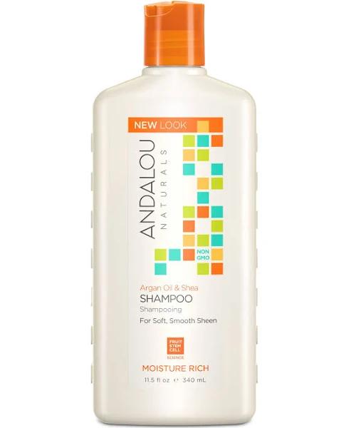 Andalou Naturals Argan Oil & Shea Moisture Rich Shampoo (340ml)