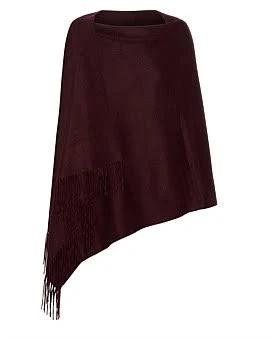 David Jones Mani Kaaga Moni 100% Cashmere 'zurich' Throw in Shiraz