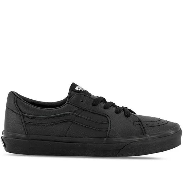 Vans Sk8 -Low Leather Black Size 6 - Platypus | AfterPay Available