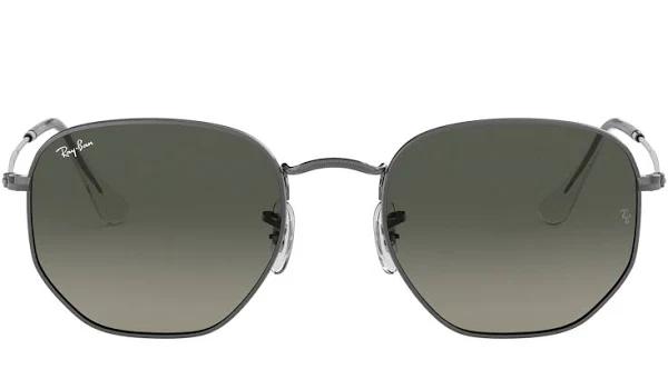 Ray-Ban Hexagonal RB3548N 004/71 Gunmetal Sunglasses