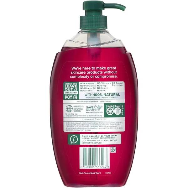 Palmolive Naturals Shower Gel Pomegranate & Mango 1 Litre