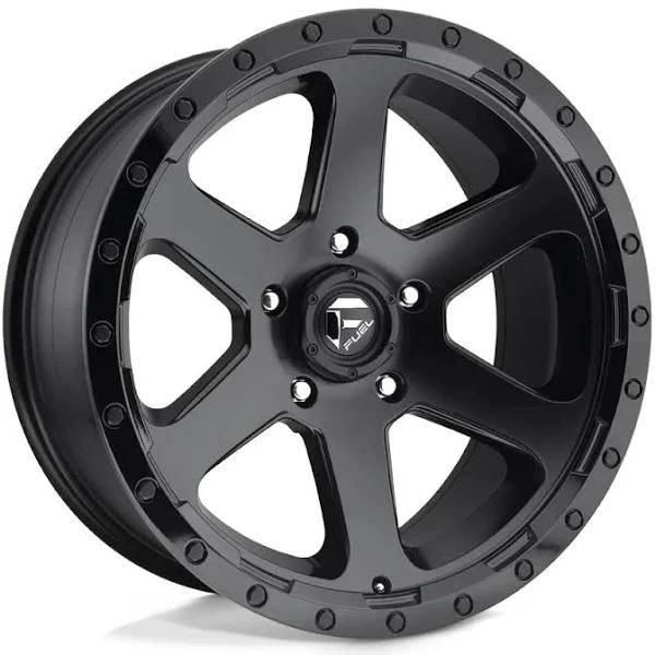 Fuel D589 Ripper 17x9 6x139.7 +1 Offset Black Wheel