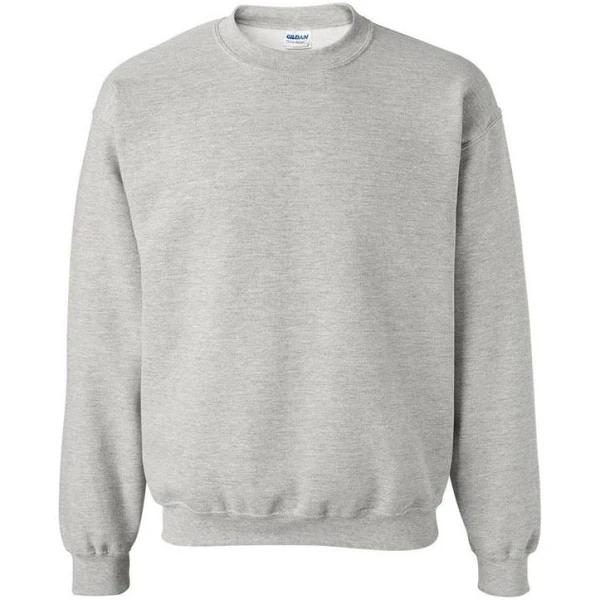 Gildan Heavy Blend Unisex Adult Crewneck Sweatshirt Ash XL Cotton Polyester Sweatshirt