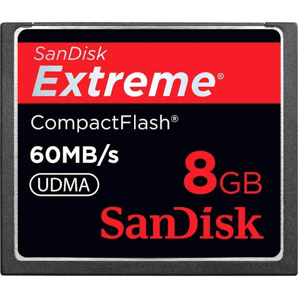 SanDisk Extreme 8GB Compact Flash 60MB/s