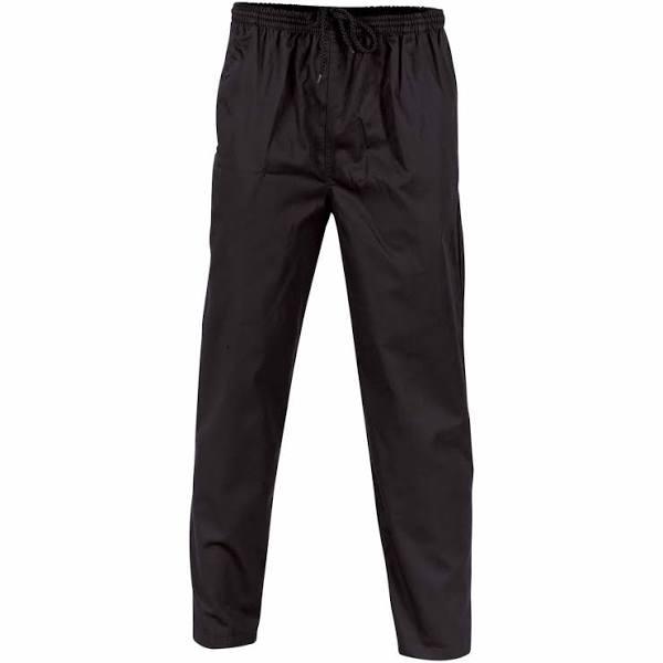 DNC Chef Pants Polyester Cotton Drawstring Black 3XL