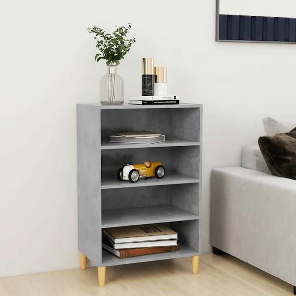 vidaXL - Sideboard Chipboard - Concrete Grey - 57x35x90 cm