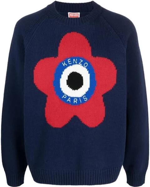 KENZO Target Logo-Embroidered Jumper