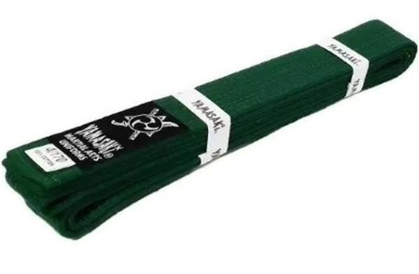 Yamasaki Deluxe Coloured Martial Arts Belts Green - 6