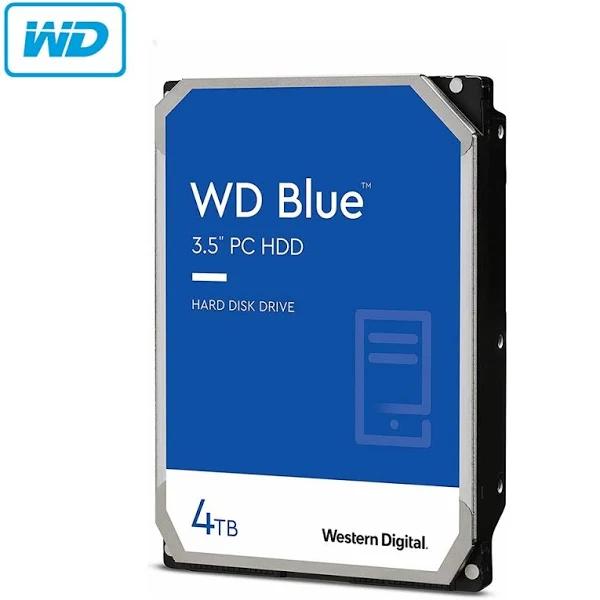 WD Blue 4TB HDD PC Desktop Hard Disk Drive 5400 RPM 3.5 SATA WD40EZAZ