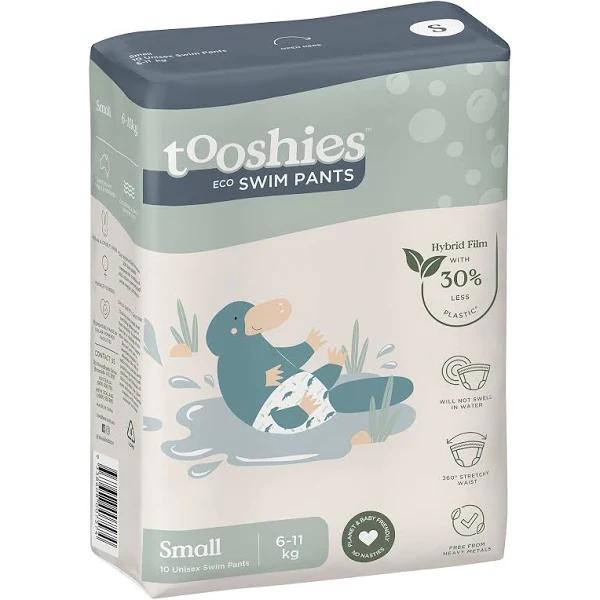 Tooshies Eco Toddler Swim Pants Small Unisex 6-11kg 30pc