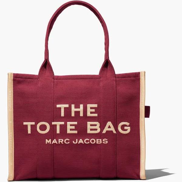 Marc Jacobs Burgundy 'The Jacquard Large Tote Bag' Tote