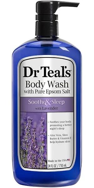 Dr Teal's Body Wash Soothe & Sleep With Lavender 710ml