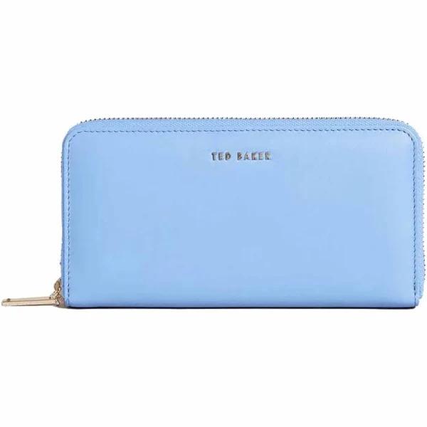 Ted Baker Large Zip Around Purse in Mid Blue GARCEY, Women's Accessories