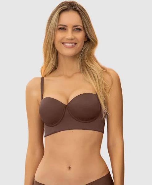 Leonisa Shapewear Strapless Contouring Longline Bra , Brown, 40B - Women's - Victoria's Secret