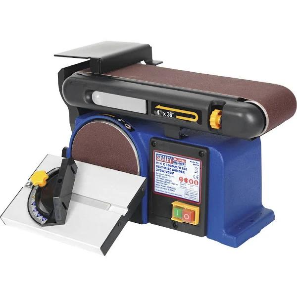 Sealey SM914 | Belt/Disc Sander 100 x 915mm/Ø150 370W/230V